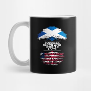 Scottish Grown With Liberian Roots - Gift for Liberian With Roots From Liberia Mug